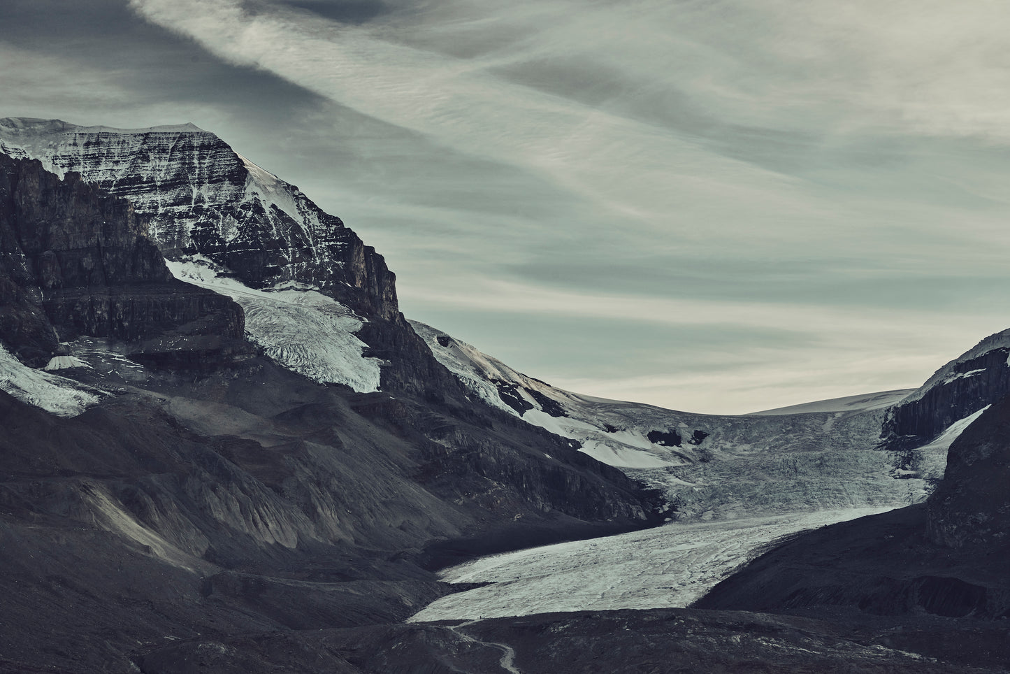 The Athabasca Glacier - Receding